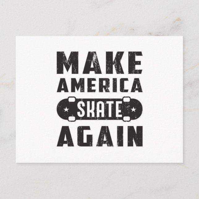 Postal Skateboard Skateboarder Halfpipe Gift Idea (Anverso)