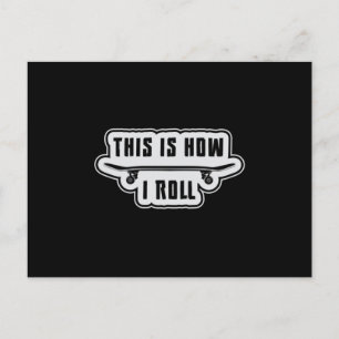 Postal Skateboard Skater Skate Skateboarder Regalo