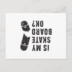 Postal Skateboard Skater Skateboarding Gift Idea