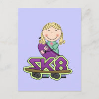 SKATEBOARDER Extreme Sports - Chica rubio