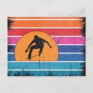Postal Skateboarder Retro Vintage