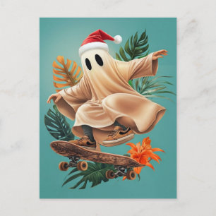 Postal Skateboarding Santa Ghost