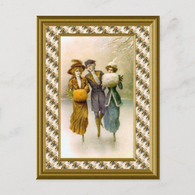 Postal Skaters c. 1890 (Anverso)