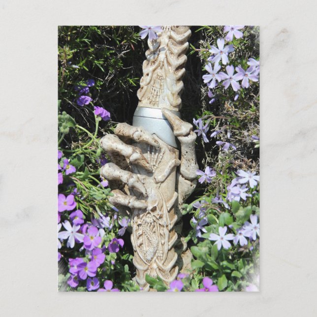 Postal Skelethand - Gótico / Postkarte (Anverso)