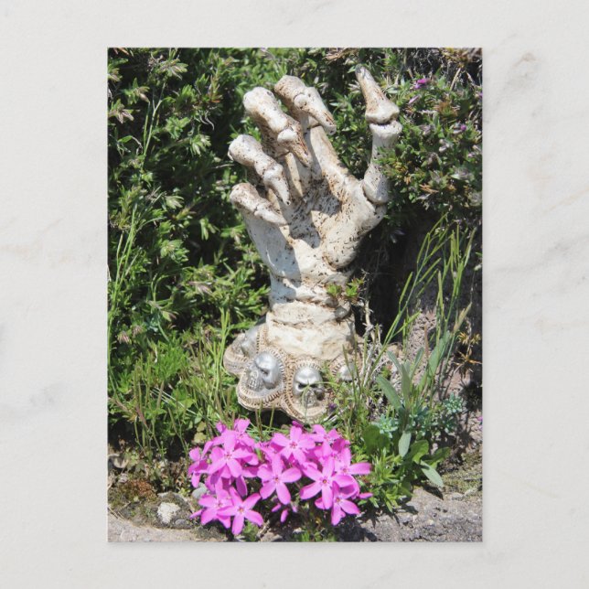 Postal Skelethand - Gótico / Postkarte (Anverso)