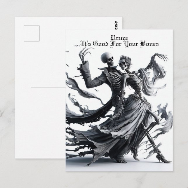 Postal Skeleton (Anverso / Reverso)