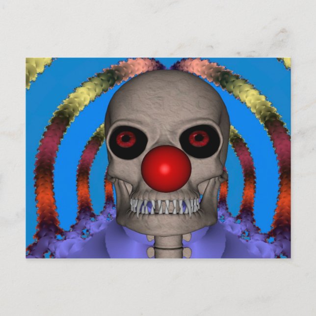 Postal Skeleton Clown (Anverso)