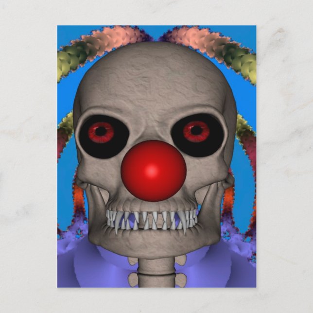 Postal Skeleton Clown (Anverso)