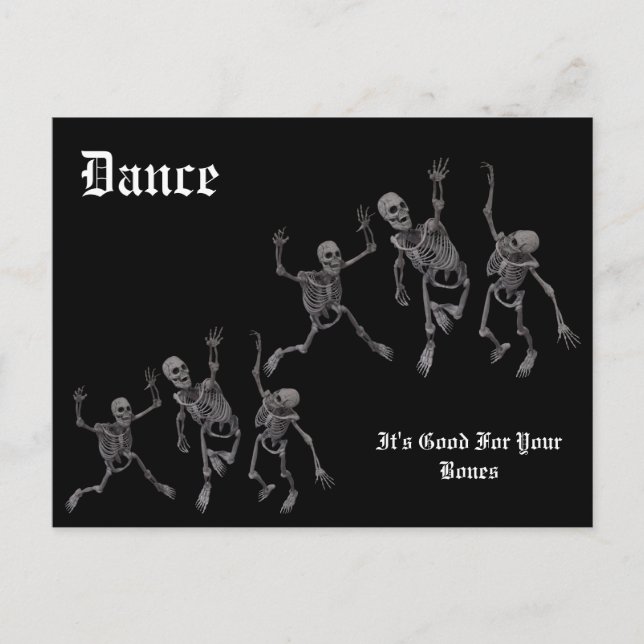 Postal Skeleton Dance (Anverso)