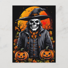 Postal Skeleton espiritual, Halloween fantasmal