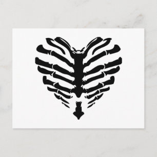 Postal Skeleton Heart