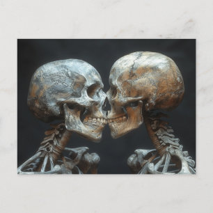 Postal Skeleton Kiss