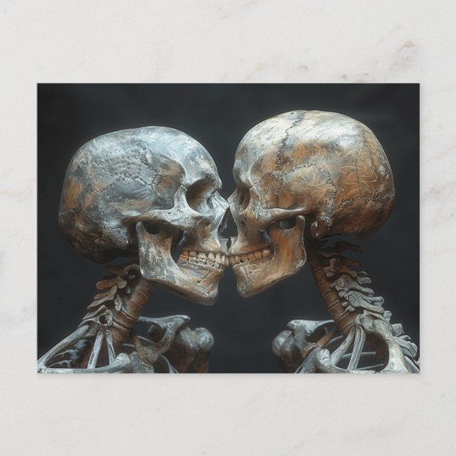 Postal Skeleton Kiss (Anverso)