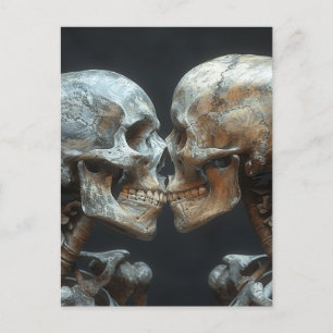 Postal Skeleton Kiss