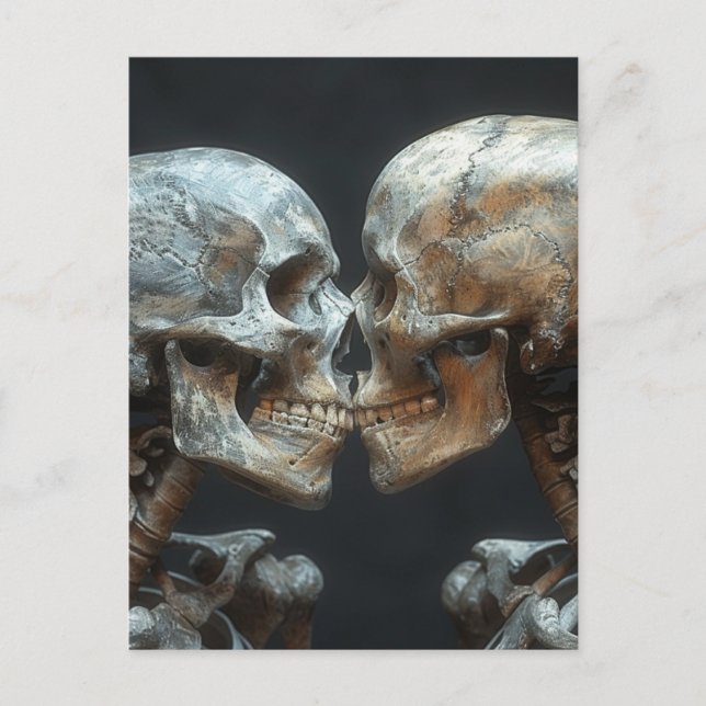 Postal Skeleton Kiss (Anverso)
