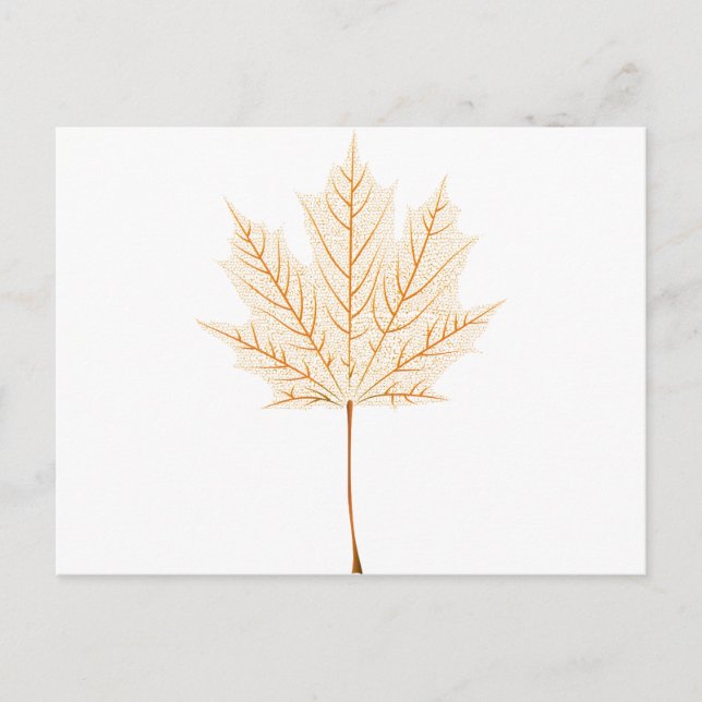 Postal Skeleton maple leaf (Anverso)