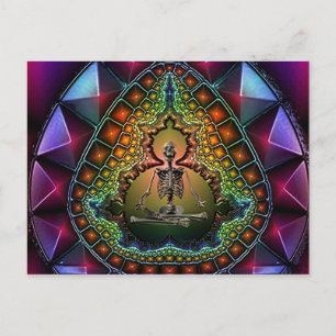 Postal Skeleton Meditation kaleidoscope Fractal