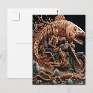 Postal skeleton recorrió su camino de ciclismo de helicóp