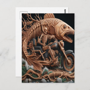 Postal skeleton recorrió su camino de ciclismo de helicóp