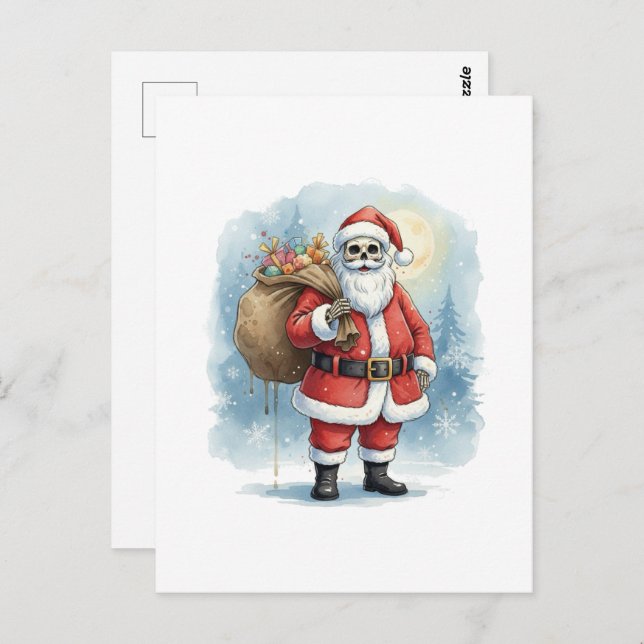Postal Skeleton Santa Claus (Anverso / Reverso)