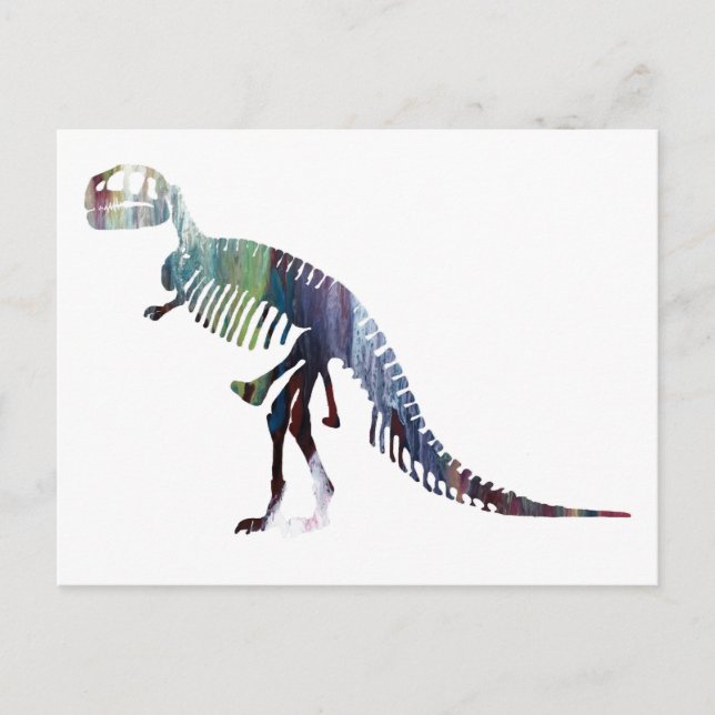 Postal Skeleton tirannosaurus (Anverso)