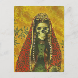 Postal Skeleton Witch Design