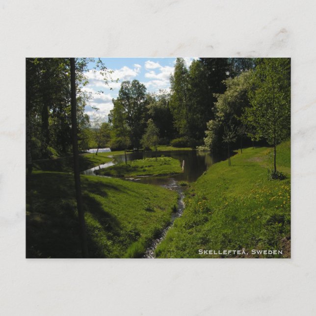 Postal Skelleftea, Suecia (Anverso)