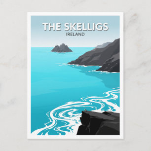 Postal Skellig Michael Pilas de Mar Atlántico Regalo Port