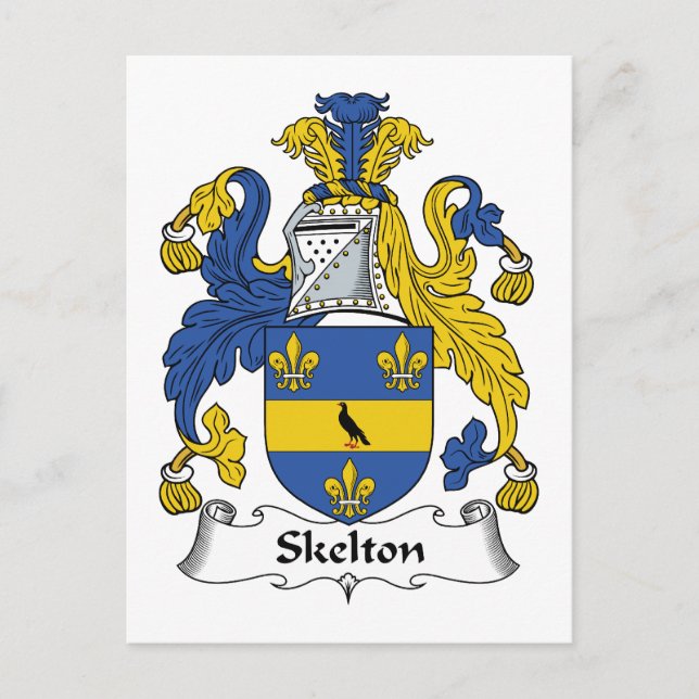 Postal Skelton Family Crest (Anverso)
