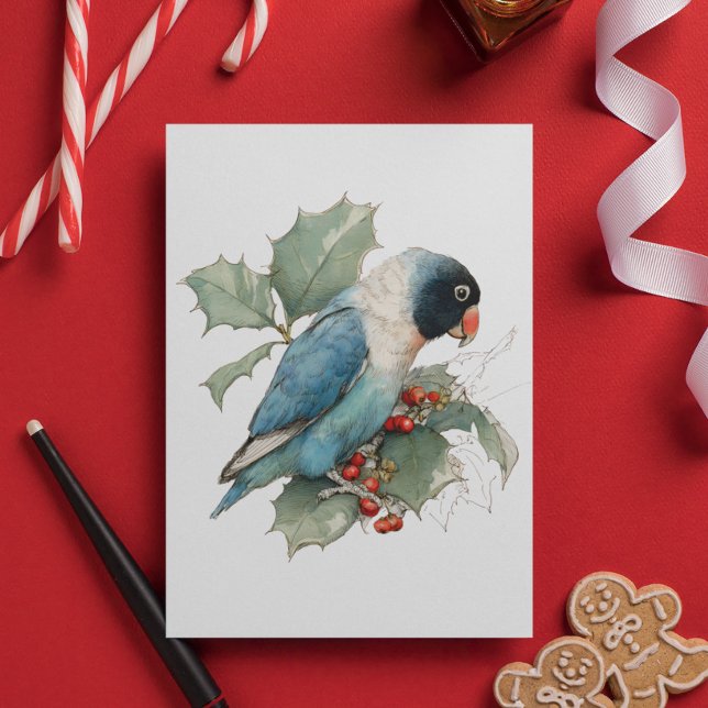 Postal Sketch de Black Masked Lovebird (Subido por el creador)