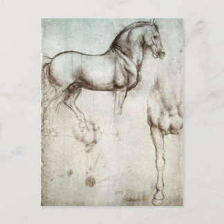 Postal Sketch de caballos