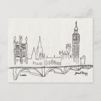 Postal Sketch de Londres