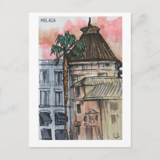 Postal Skethchbook pages. Málaga. Markers