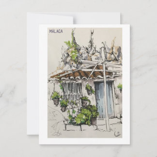 Postal Skethchbook pages. Málaga. Markers