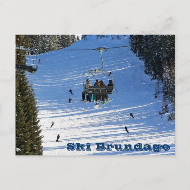 Postal Ski Brundage (Anverso)