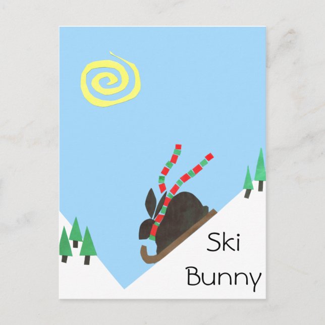 Postal Ski Bunny (Anverso)