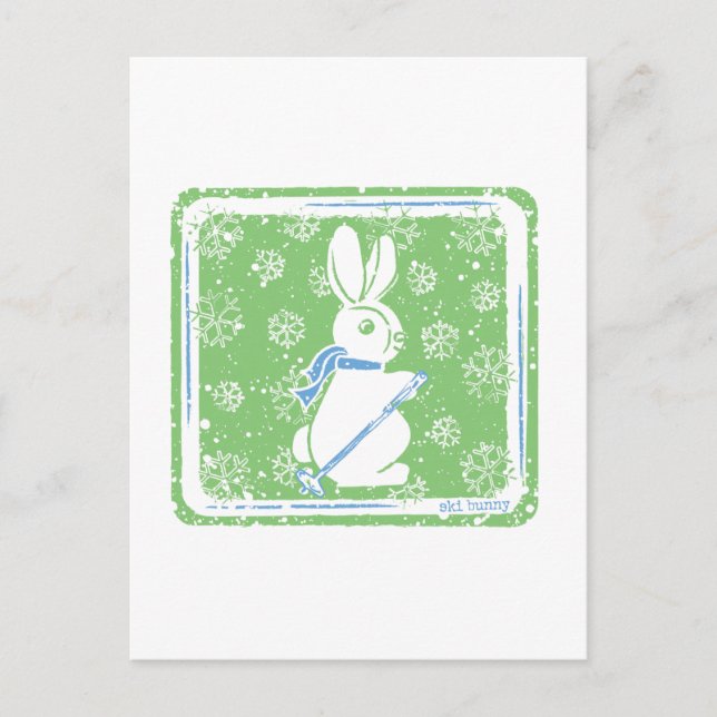 Postal Ski Bunny (Anverso)
