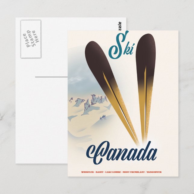 Postal Ski Canada (Anverso / Reverso)