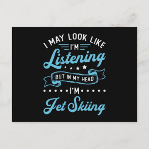 Postal Ski Jet Ski I's Escucho Jet Skiing Water Jetski