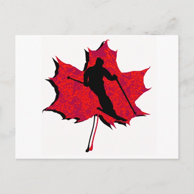 POSTAL SKI RED MAPLE (Anverso)