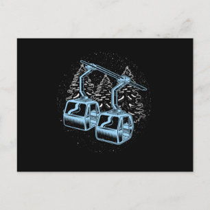 Postal Ski Station Winter Sports Mountain Skift Gift