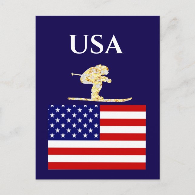 POSTAL SKIER (Anverso)