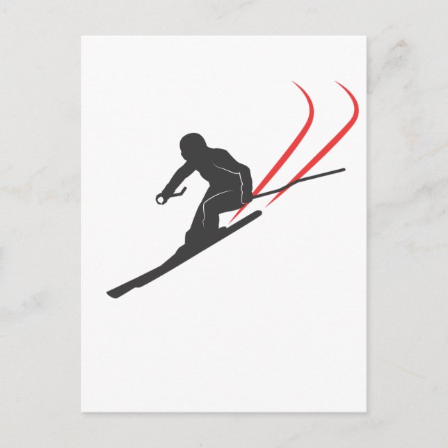 Postal skiing (Anverso)