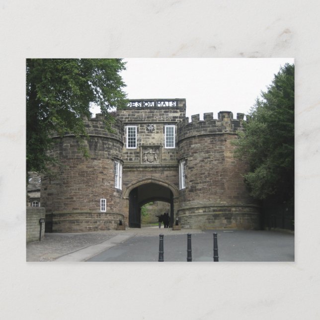 Postal Skipton Castle, Yorkshire (Anverso)