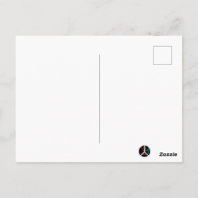 Postal Skis, hat, goggles & snowflakes holiday (Reverso)