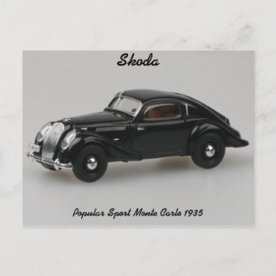 Postal Skoda Popular Sport Monte Carlo 1935