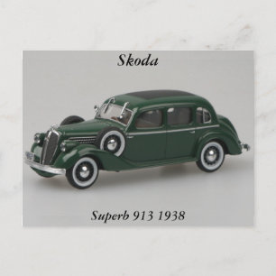 Postal Skoda Superb 913 1938