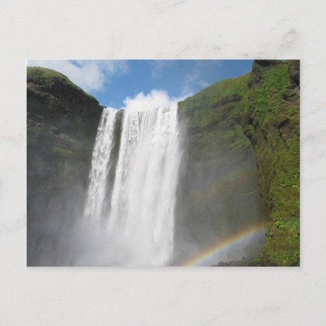 Postal Skogafoss (Anverso)