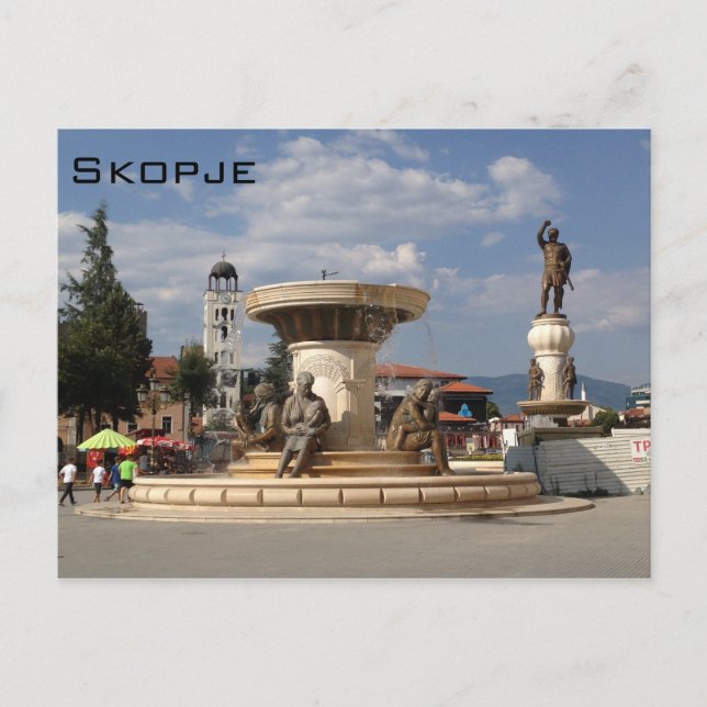 Postal Skopje (Anverso)
