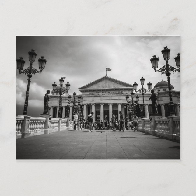 Postal Skopje, Macedonia (Anverso)